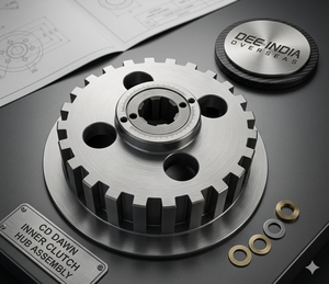 Conjunto de Embrague para Motocicleta Hero CD Dawn |   Cubo de Embrague Interno, Pieza de Repuesto OEM - Product Image 2