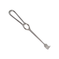 Retracteur chirurgical manuel Volkmann Cat's Paw, 8 pouces, 4 branches, en acier inoxydable, poignée annulaire, pour plaies, ORL, certifié CE