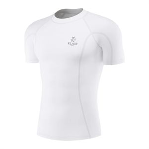 Camisetas de compresión de buena calidad al por mayor, camisetas de compresión para hombre de talla grande con impresión por sublimación de alta calidad - Product Image 4