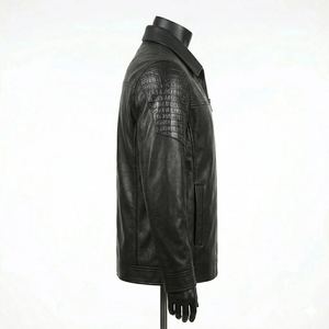 Unique Design Competitive Price Custom Made <b>Men</b> <b>Leather</b> <b>Jackets</b> Top Sale Your Own logo New Style <b>Leather</b> <b>Men's</b> <b>Jackets</b> - Product Image 3