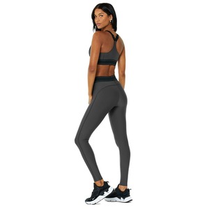 Conjuntos Deportivos de Yoga Seamless Beauty Back de Secado Rápido con Ribete Blanco para Mujer, Cintura Ancha, Ropa Deportiva de Pilates de Alta Calidad - Product Image 3