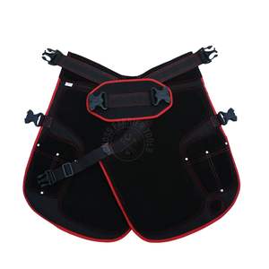 Industrial Farrier Apron Heavy Duty Leather Canvas Work Apron with <b>Tool</b> Pockets Nail Magnet Back Buckle Leg Support Straps - Product Image 1