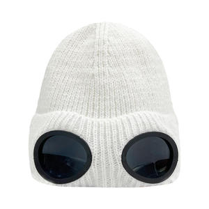 Solid <b>Plain</b> Color Custom Logo Digital Unisex Adult Beanie Hats 100% Acrylic Pakistan Manufacture Latest Style Jacquard Fishing - Product Image 4