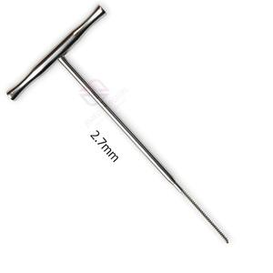 Aiguille à os canulée chirurgicale orthopédique 2,7-4,0 mm à poignée en T en acier inoxydable pour usage vétérinaire - Product Image 4