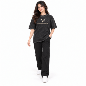 T-shirt décontracté à manches courtes et col rond pour homme, coupe ample, 100 % coton, avec logo frontal, couleur unie, écologique, séchage rapide, respirant - Product Image 3