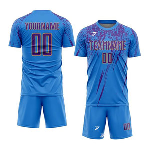 Soccer Uniform Set Adult Professional Quality Breathable Custom Team Logo Number Wholesale Supplier - Product Image 1