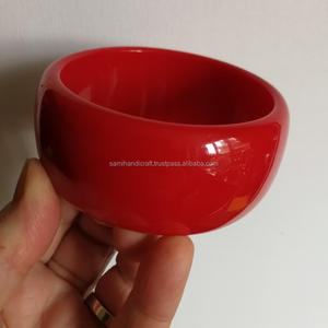 Top vente meilleure qualité à la main résine déclaration Bracelet mode à la main résine bijoux bracelets - Product Image 5