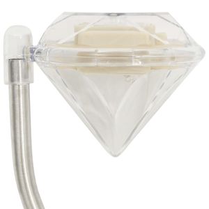 Set 6 pezzi di luci solari LED giardino 3.5 "x 3.1" x 11.6 "per l'arredamento esterno - Product Image 6