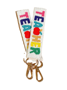 Porte-clés et accessoires pour sacs LSU Game Day GEAUX TIGERS, broderie perlée personnalisée, bracelet porte-clés classique pour BY MULTI - Product Image 2