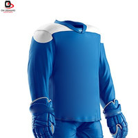 Herren Eishockey-Uniform mit Atmungsaktiver, Langlebiger Naht und Bequemer Passform für Lange Sportaktivitäten