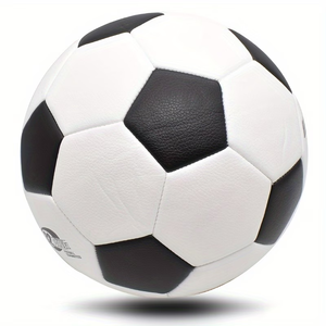Balón de Fútbol Personalizado, Tamaño 3/4/5, Cosido a Máquina, 32 Paneles, Cuero PU, Ligero, Ecológico, Entrenamiento Profesional, Personalizado - Product Image 6