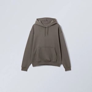 เสื้อฮู้ดครอปโอเวอร์ไซส์สีน้ำเงินกรมท่าแบบยูนิเซ็กซ์ แขนยาว กระเป๋าหน้า สีพื้น สไตล์ลำลอง เสื้อกันหนาวมีฮู้ด ผ้าถักขนแกะ สำหรับฤดูใบไม้ร่วง - Product Image 2
