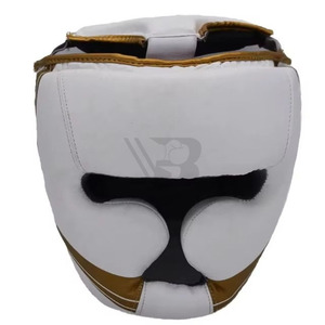 Protège-tête de boxe intégral personnalisé en cuir, durable et très demandé, pour MMA, Muay Thai, Kickboxing - Product Image 1