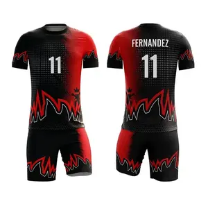 Uniforme de Fútbol Personalizado de Alta Calidad, Conjunto de Camiseta y Pantalones Cortos de Secado Rápido para Clubes y Equipos - Product Image 5