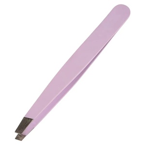 Pinzas para Cejas Modernas de Acero Inoxidable Rosa de A and S Network con Punta Puntiaguda, Diseño Ecológico y Duradero - Product Image 1