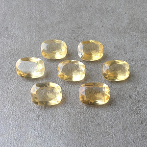 Natural Citrine Faceted Cut Rectangle <b>Cushion</b> Shape Calibrated Loose Gemstone - Product Image 6