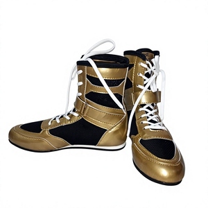 Chaussures de boxe légères pour hommes et femmes, semelle en caoutchouc respirante, adaptées à l'entraînement, au sparring et aux compétitions de boxe. - Product Image 2