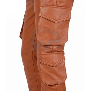 Pantalones de Cuero para Hombre, Invierno 2026, MOQ Bajo, Cintura Alta, Corte Recto, Cómodos, Ligeros, Alta Calidad, Nueva Llegada - Product Image 4