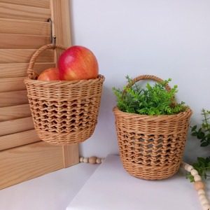 Natural Woven Hanging <b>Basket</b> Planter Suitable <b>For</b> Living Room Garden And Indoor <b>Plant</b> Arrangement Handwoven From India - Product Image 6