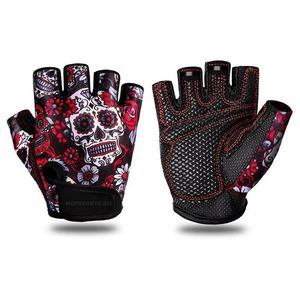 Guantes de Fitness de Microfibra de Medio Dedo, Guantes de Gimnasio para Levantamiento de Pesas, Fabricante de Guantes de Cuero Unisex Antideslizantes para Levantamiento de Pesas - Product Image 2