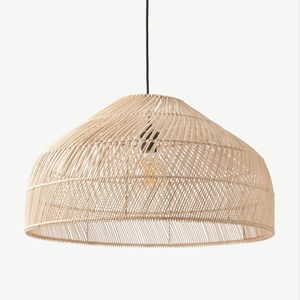 โคมไฟหวายแฮนด์เมดฝาครอบไฟห้อยตกแต่งสำหรับร้านกาแฟร้านอาหารบ้านร้านค้าปลีกและนักออกแบบตกแต่งภายใน - Product Image 2