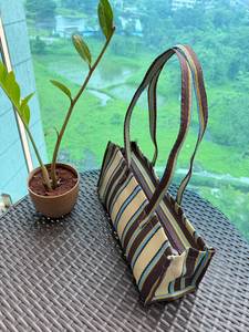 Leopard Pattern Nylon Recycled Fabric <b>Tote</b> <b>Bag</b> Reusable Shoulder Handbag Ribbon Rope Zipper Closure Custom Promotional Carry <b>Bag</b> - Product Image 1