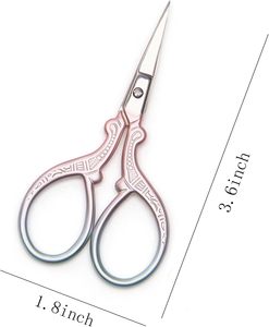Tijeras de manicura rosas con cuchillas de acero inoxidable, punta afilada, mango redondo, cortacutículas portátil, herramientas de belleza para adultos - Product Image 2