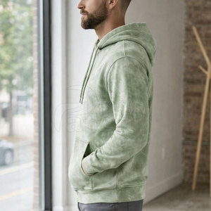 Sudaderas con capucha para hombre con lavado ácido, diseño descolorido a la moda, tela de mezcla de algodón, perfectas para un estilo urbano, atuendos casuales y uso diario. - Product Image 6