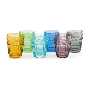 Set di 6 bicchieri Country Flower da 30 cl multicolori Excelsa - Product Image 1