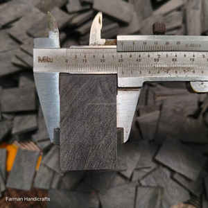 Assiette artisanale moderne en corne de buffle véritable à rayures blanches, écologique, pour décorations de mariage et de fêtes et cadeaux, prix de gros - Product Image 6