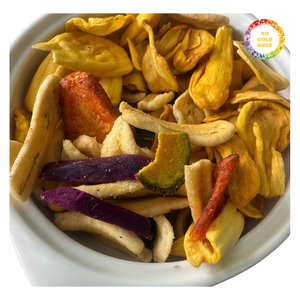 Snack de Frutas Tropicales Mixtas Deshidratadas: Mango, Piña, Plátano, Papaya, Jaca - Combinación de Frutas Dulces en Empaque a Granel - Product Image 5