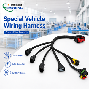Harness Kabel Utama Kustom untuk Kendaraan Khusus Kontrol Bodi Elektrik OEM ODM - Product Image 1