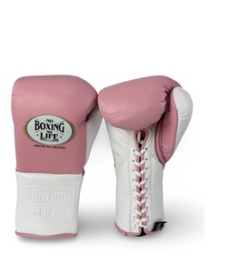 Guantes de Boxeo de Cuero Personalizados - Estilo Mexicano, Sin Boxeo No Hay Vida, Guantes de Entrenamiento y Sparring, Agarre Antideslizante, Absorción de Humedad, con Cordones - Product Image 1