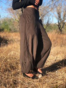 Wide Leg Pants with Drop Crotch Loose Fit Comfortable Festival <b>Trousers</b> for Women Wholesale Bulk - Product Image 2