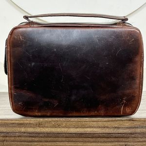 Funda para Biblia de Cuero Vacuno Occidental de Alta Demanda con Cremallera, Estuche Premium para Biblia con Marcador, Bolsa de Viaje Personalizada para Libros de Iglesia - Product Image 6