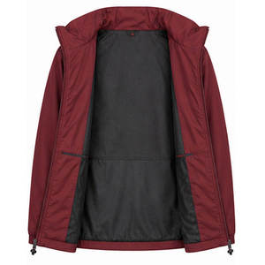 Custom Unisex Full Zip Fleece <b>Jacket</b> Stand Collar Breathable Softshell Winter Hiking <b>Jacket</b> Plus Size OEM Private Label - Product Image 3