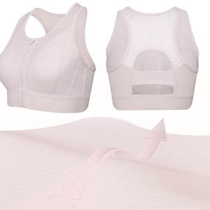 Women's Yoga Breathable Plus Size Sports Bra Adjustable Straps High Support Spandex/Polyester Customizable Front - Product Image 6