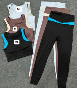 Conjunto de Yoga de Tallas Grandes Más Vendido para Entrenamiento - Top y Pantalones Deportivos - Ropa de Gimnasio para Mujer de Algodón y Spandex, Resistente al Viento - Product Image 5