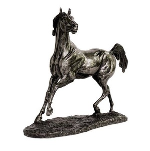Sculptures de chevaux en aluminium de qualité supérieure avec une artisanat artistique, une construction durable et un décor élégant, idéales pour les intérieurs. - Product Image 1