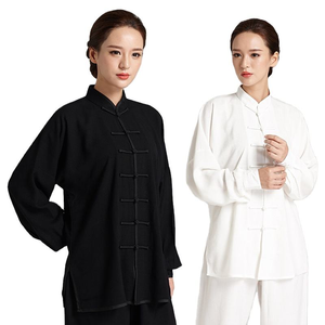 ชุดฝึกซ้อมกังฟูขายดีที่สุด ชุดกังฟูแบบกำหนดเองสำหรับทีม - Product Image 1