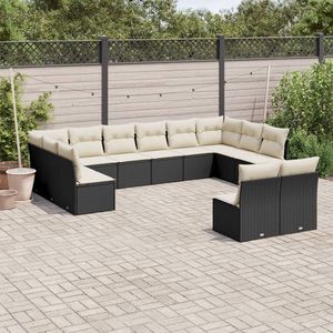 Conjunto de Sofás Negros para Jardín - Product Image 1