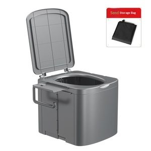 Inodoro Portátil Plegable para Adultos, Inodoro para Coche, Inodoro para Exteriores, Inodoro para Camping, Inodoro de Gran Capacidad - Product Image 1