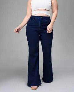 Women's <b>Boot</b> Cut Jeans-Abdul Royal World Export ARWE-254 Denim Cotton Color Fade Proof Vintage Style Mid Waist Regular Fit - Product Image 5