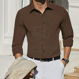 Camisas Clásicas Casuales de Algodón para Hombre, Camisa de Algodón con Botones, Mezcla de Algodón Suave, Ajuste Cómodo, Estilo Diario - Product Image 5