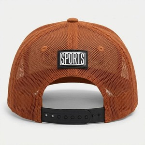Casquette Trucker Unisexe Brodé en Maille, Style Décontracté Streetwear, Réglable, Respirante, Snapback, Mode Extérieure, Visière Courbée, Chapeau Quotidien - Product Image 6