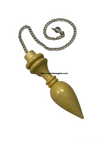 Venta al por mayor hecho a mano de doble tapa Feng Shui péndulo de madera último estilo INSTRUMENTO DE radiestesia de palisandro Material de cristal pulido - Product Image 2