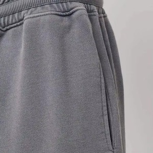 กางเกงขายาวทรงบานสำหรับผู้ชาย ผ้าคอตตอนผสม ปักลายลำลอง ใส่ได้ในฤดูหนาว เอวยางยืด มีเชือกผูก ปิดด้วยเชือกผูก เหมาะสำหรับใส่เดินเล่นในเมือง - Product Image 5