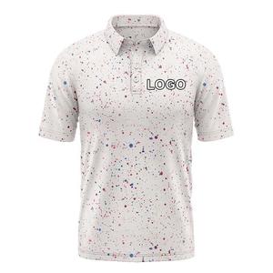Novedades en Camisetas de Golf, Camisetas de Golf de Poliéster y Elastano para Hombre, Camisetas de Golf de Poliéster - Product Image 1