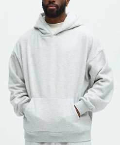 Sweat-shirt unisexe tendance en coton uni coupe classique avec logo personnalisé sur le devant, respirant, écologique, avec poche, pour homme - Product Image 6