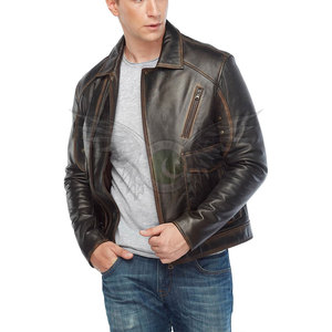 Casual Streetwear Men’s Modern Leather <b>Jacket</b> <b>Slim</b> <b>Fit</b> Urban Wear Lightweight Winter Casual Stylish Men Fashion Leather <b>Jacket</b> - Product Image 2